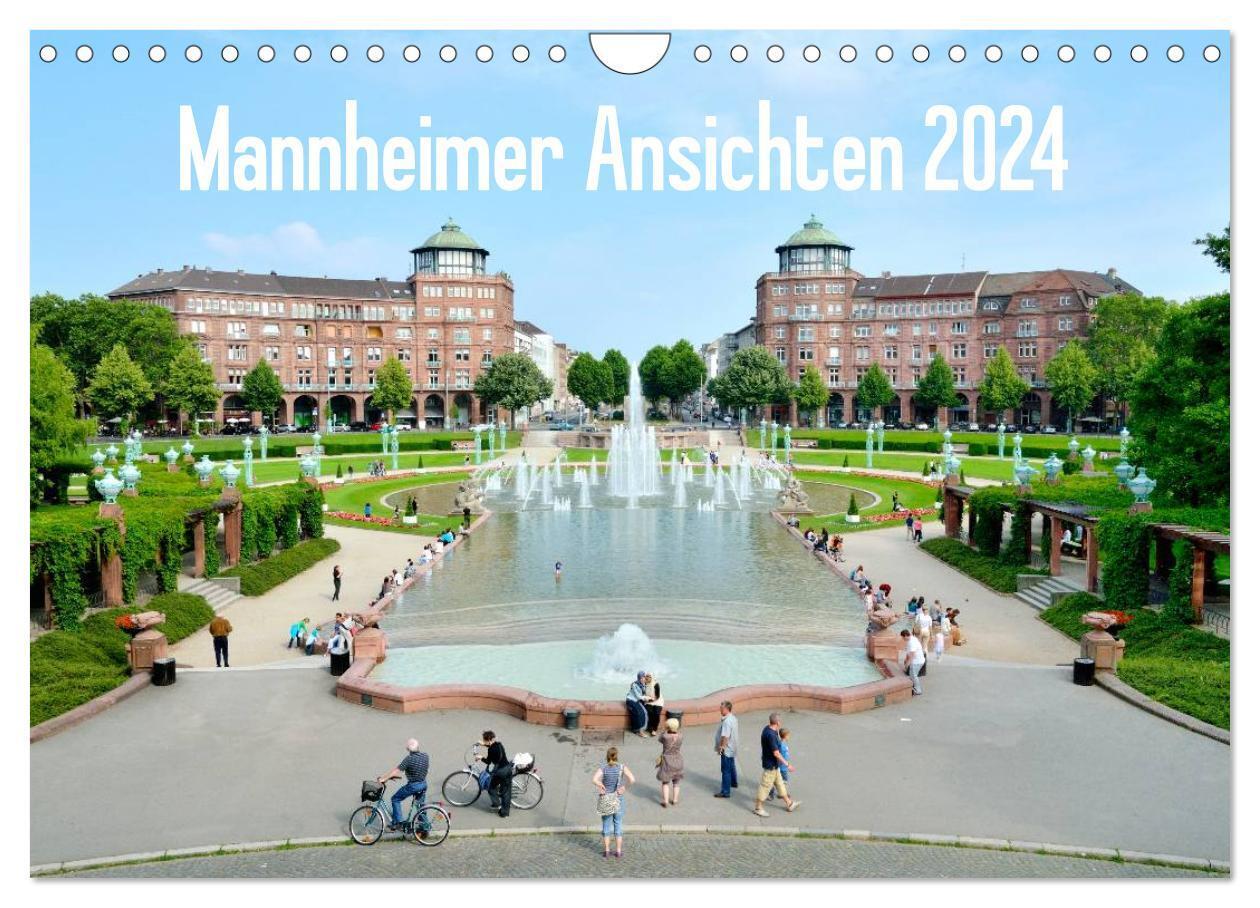 Cover: 9783383618475 | Mannheimer Ansichten 2024 (Wandkalender 2024 DIN A4 quer), CALVENDO...
