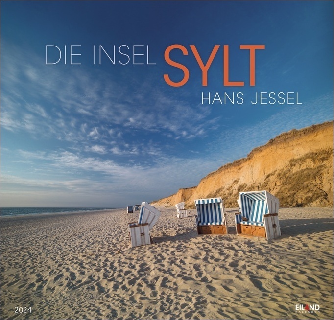 Cover: 9783964022677 | Die Insel Sylt Kalender 2024 von Hans Jessel. Wandkalender XL mit...