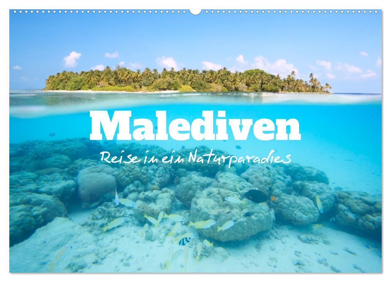 Cover: 9783675912656 | Malediven - Reise in ein Naturparadies (Wandkalender 2024 DIN A2...
