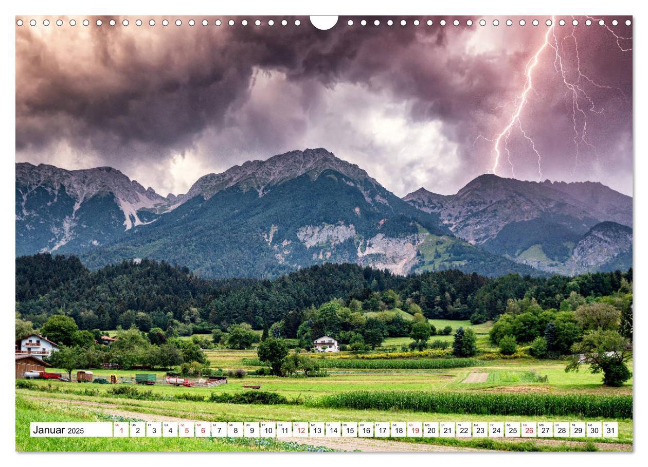 Bild: 9783435112654 | Gewitter in den Alpen (Wandkalender 2025 DIN A3 quer), CALVENDO...