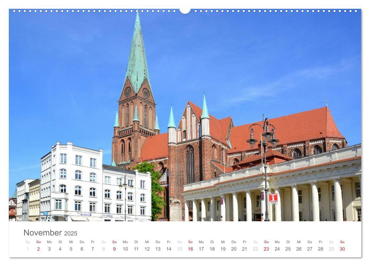 Bild: 9783435707645 | Schwerin - Impressionen (Wandkalender 2025 DIN A2 quer), CALVENDO...