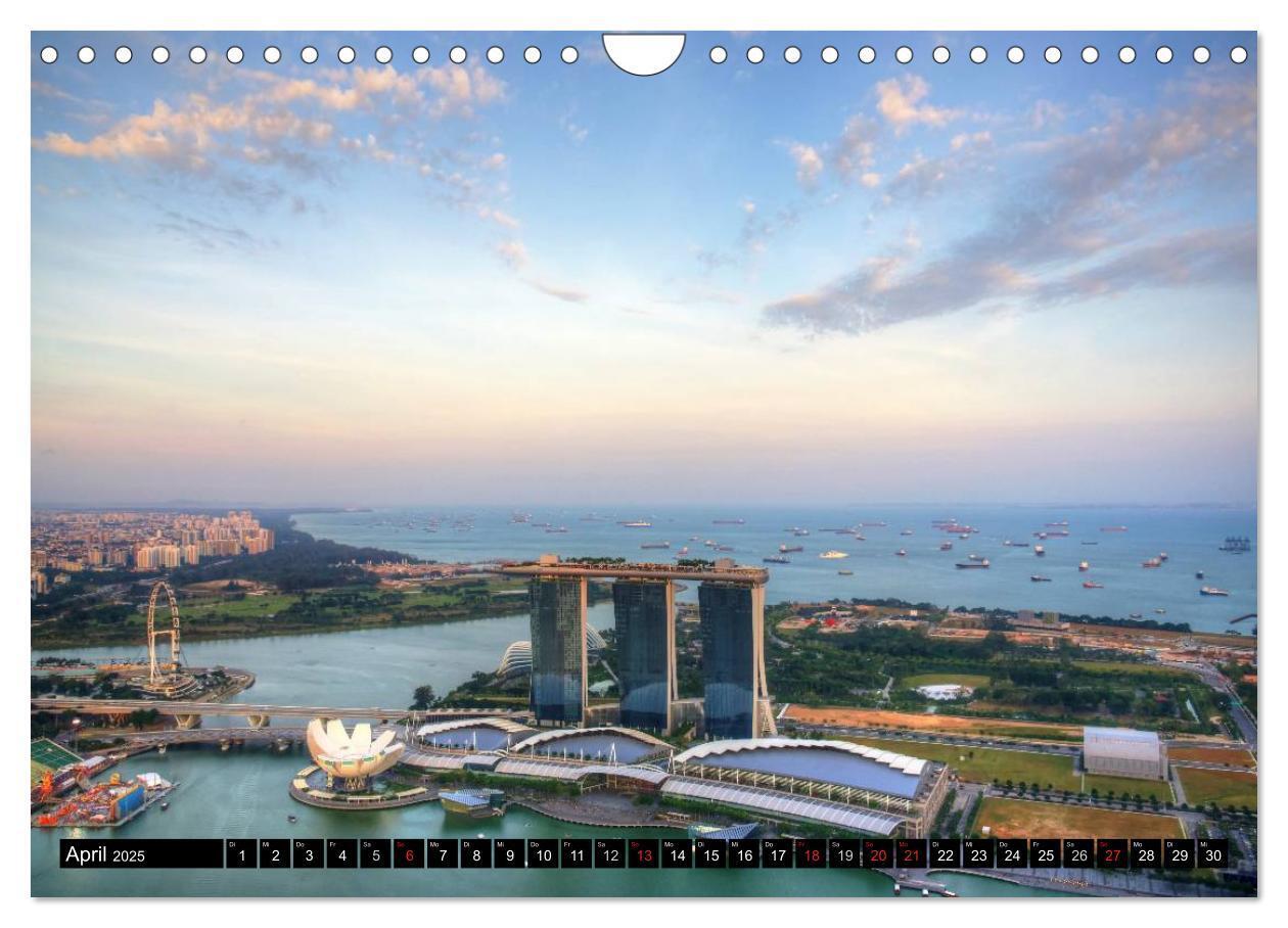 Bild: 9783435522613 | Singapur - Einzigartige Skylines (Wandkalender 2025 DIN A4 quer),...