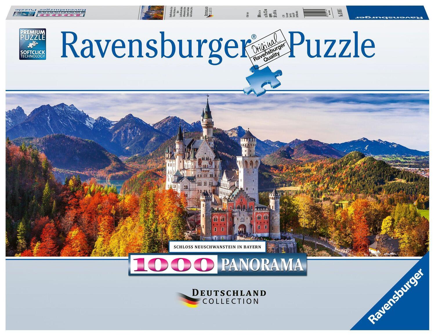 Cover: 4005556151615 | Schloss in Bayern. Panorama Puzzle 1000 Teile | Spiel | Deutsch | 2018