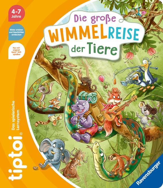 Cover: 9783473492596 | tiptoi® Die große Wimmelreise der Tiere | Anja Kiel | Buch | 16 S.