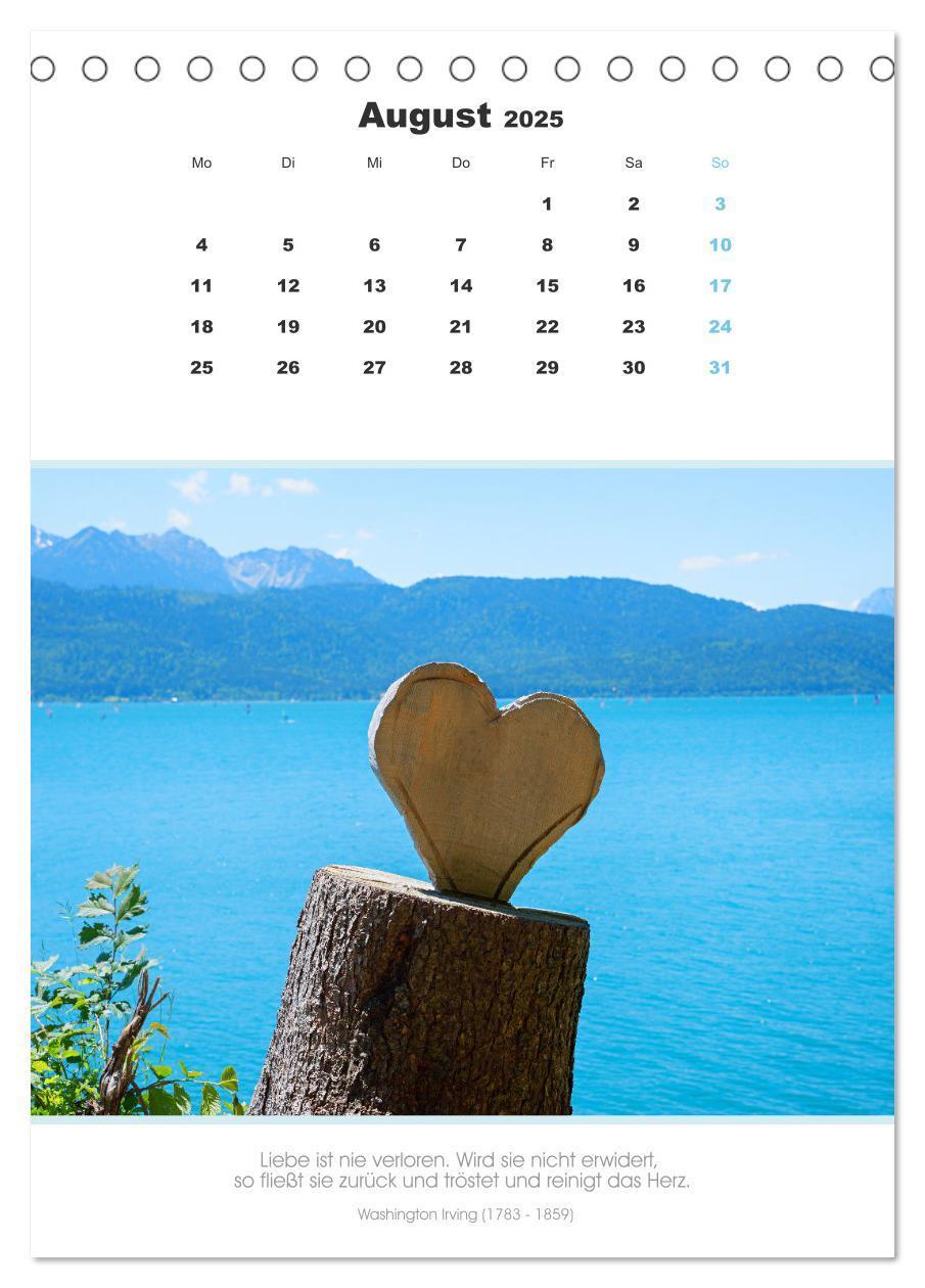 Bild: 9783435941896 | Attraktive Herzmotive 2025 (Tischkalender 2025 DIN A5 hoch),...