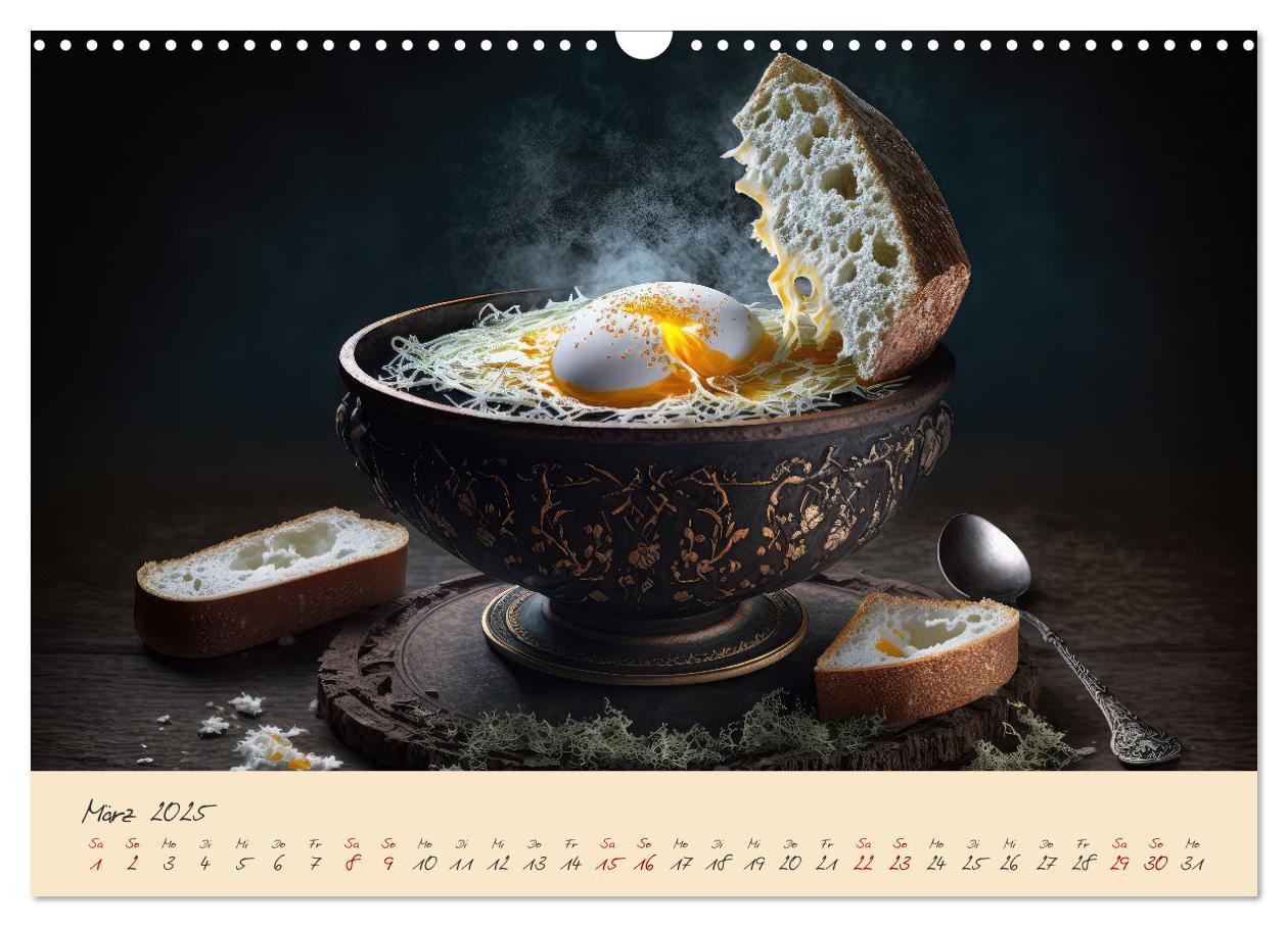 Bild: 9783383891045 | Gothic Food (Wandkalender 2025 DIN A3 quer), CALVENDO Monatskalender