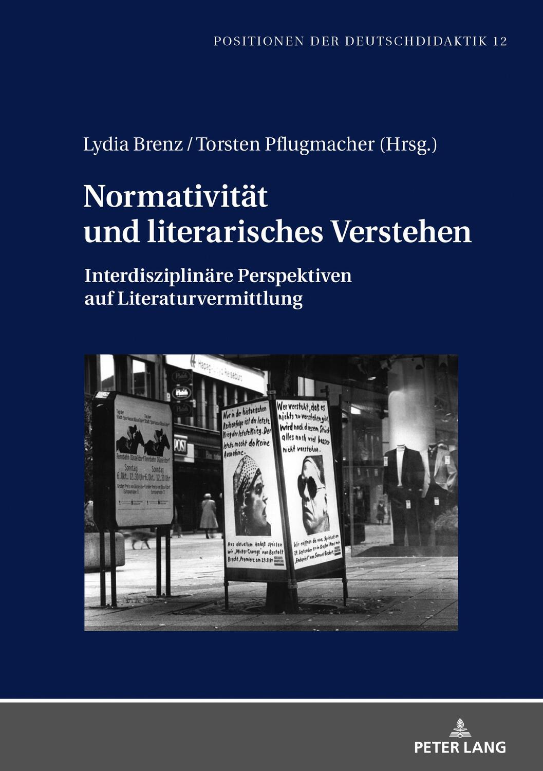 Cover: 9783631817322 | Normativität und literarisches Verstehen | Torsten Pflugmacher (u. a.)