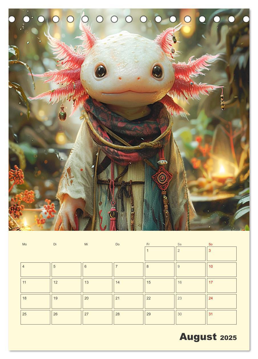 Bild: 9783383807909 | Axolotl. Lustiger Schwanzlurch mit Superkräften (Tischkalender 2025...