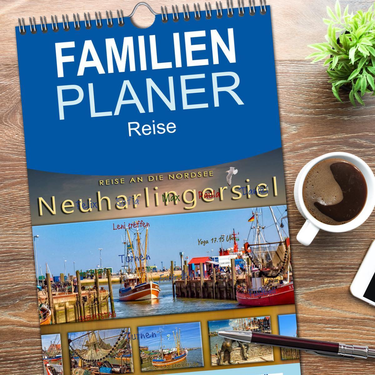 Bild: 9783457116173 | Familienplaner 2025 - Reise an die Nordsee - Neuharlingersiel mit 5...