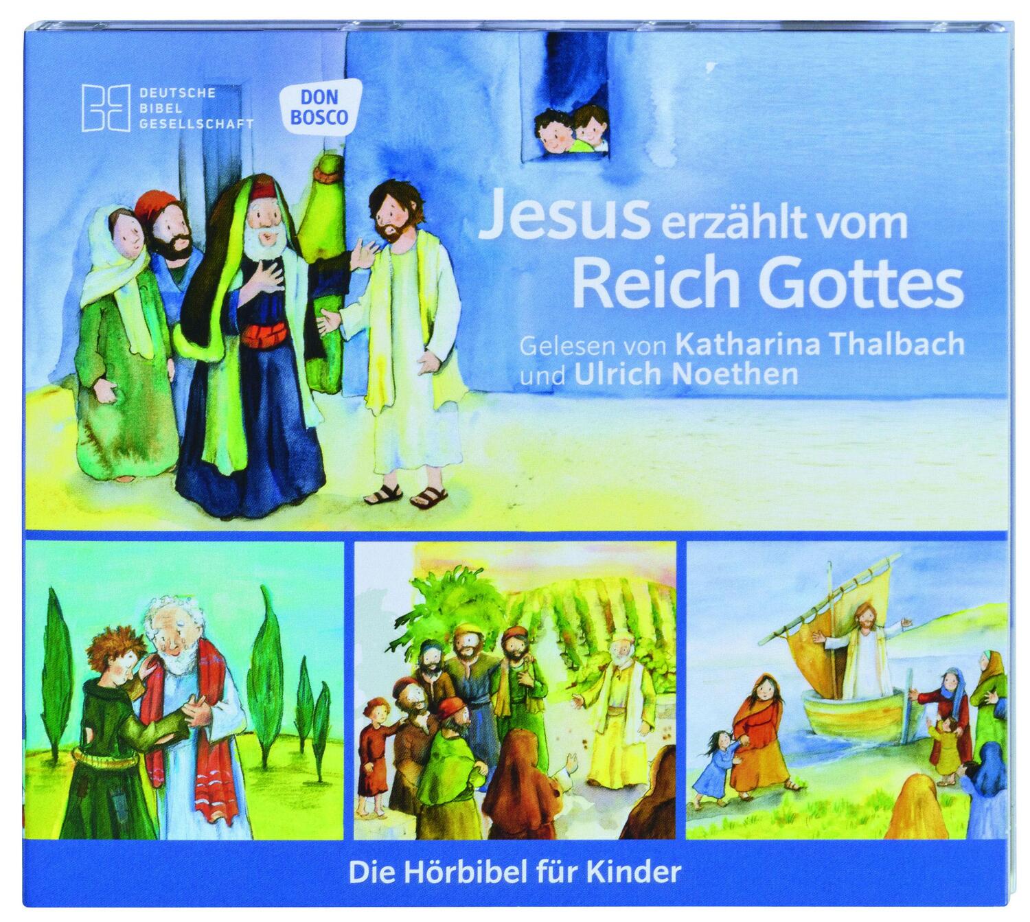 Cover: 9783438022417 | Jesus erzählt vom Reich Gottes | Reihe: Die Hörbibel für Kinder | CD