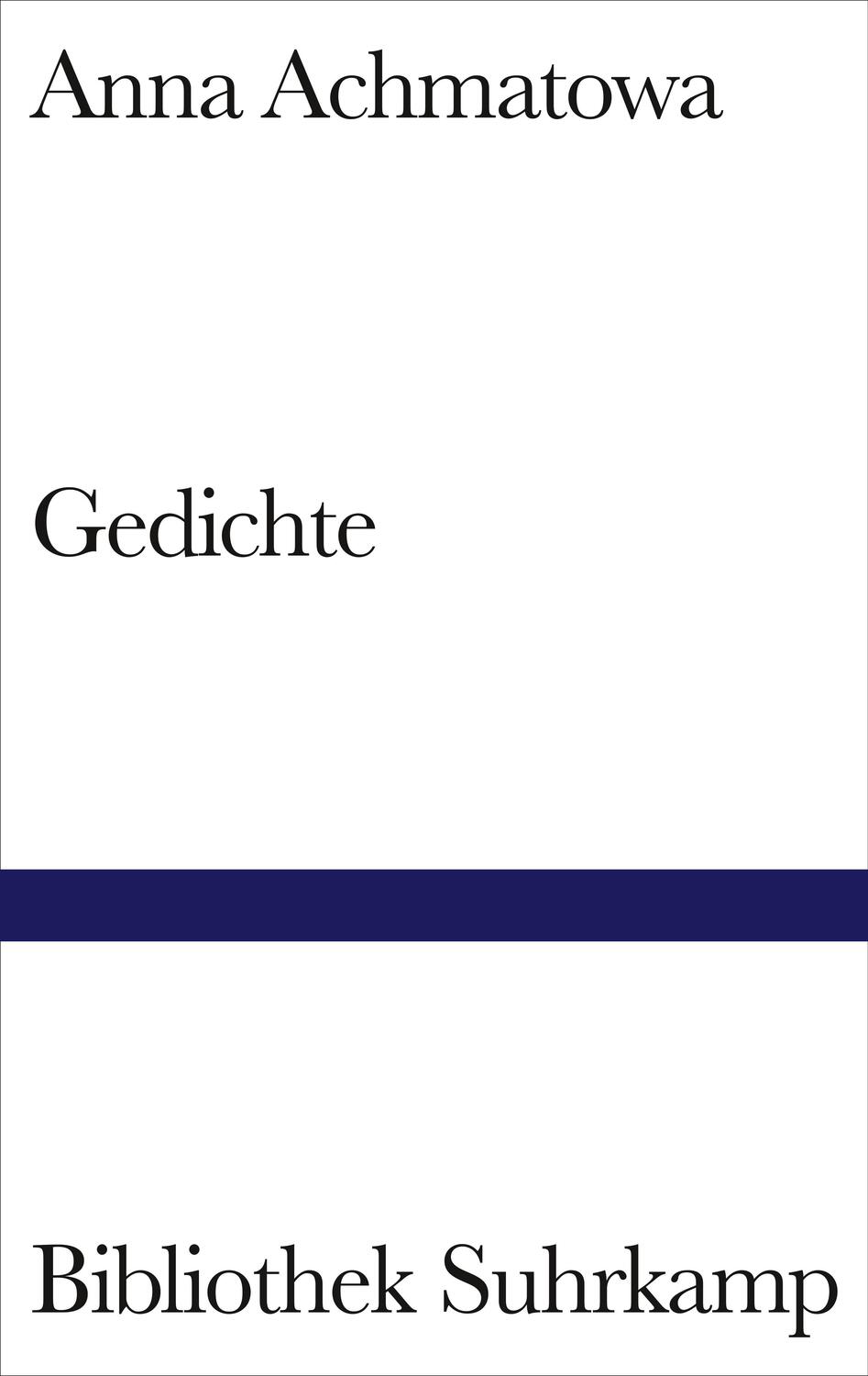 Cover: 9783518019832 | Gedichte | Russisch und deutsch | Anna Achmatowa | Buch | Deutsch
