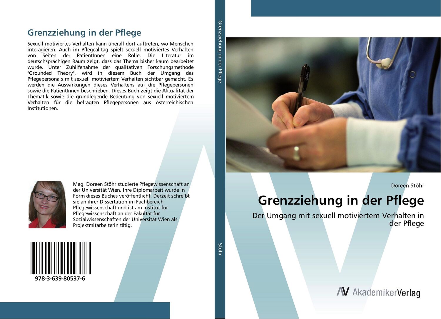 Cover: 9783639805376 | Grenzziehung in der Pflege | Doreen Stöhr | Taschenbuch | Paperback