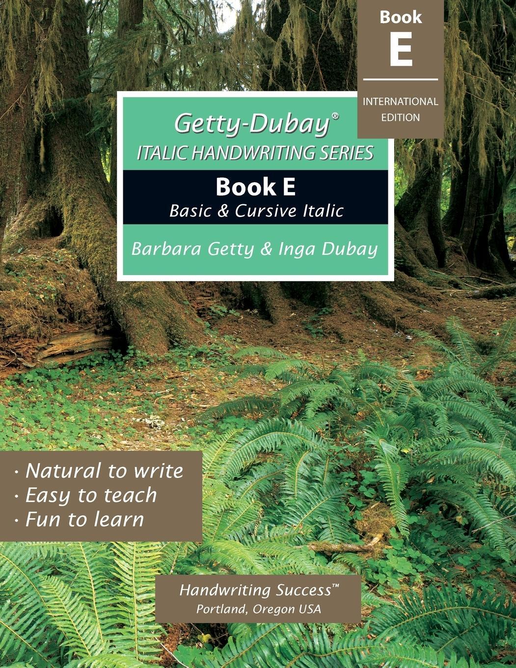 Cover: 9780964921597 | Getty-Dubay Italic Handwriting Series | Book E | Barbara Getty (u. a.)