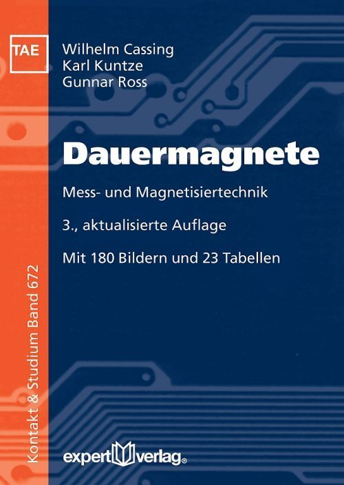 Cover: 9783816934196 | Dauermagnete | Mess- und Magnetisiertechnik | Wilhelm Cassing (u. a.)
