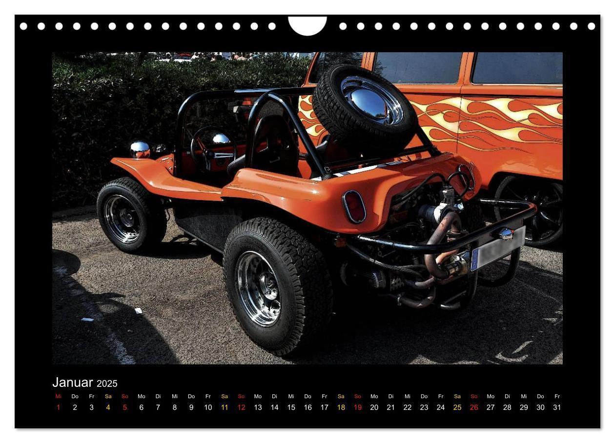 Bild: 9783435593019 | Buggys - die Kultautos der 80er (Wandkalender 2025 DIN A4 quer),...