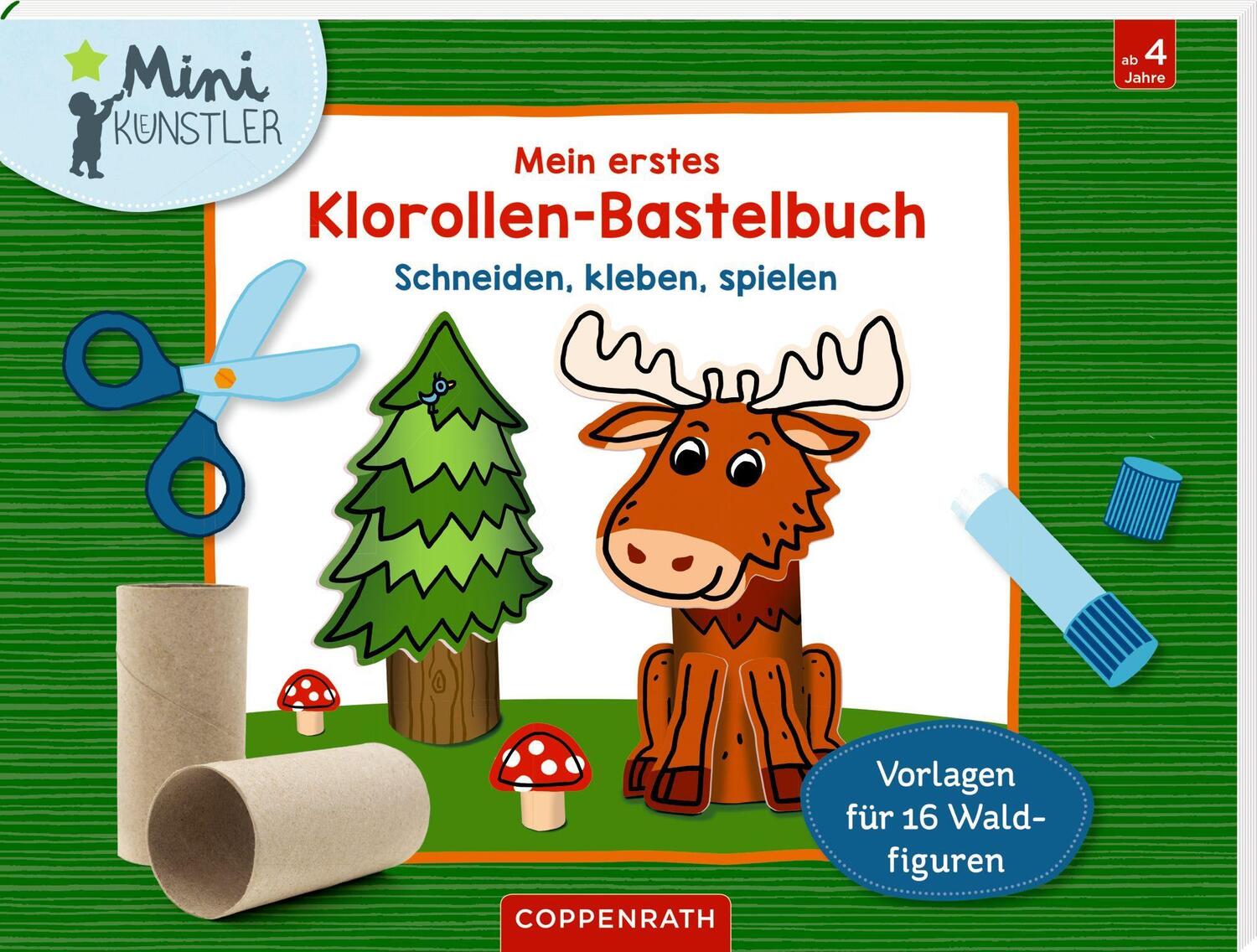 Cover: 9783649643555 | Mein erstes Klorollen-Bastelbuch - Im Wald | Taschenbuch | Deutsch