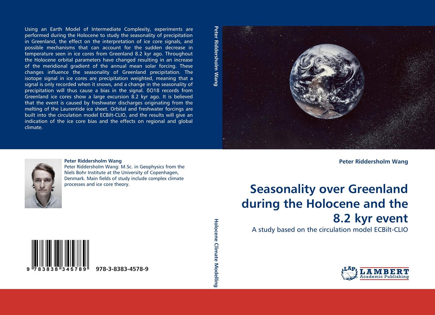 Cover: 9783838345789 | Seasonality over Greenland during the Holocene and the 8.2 kyr event