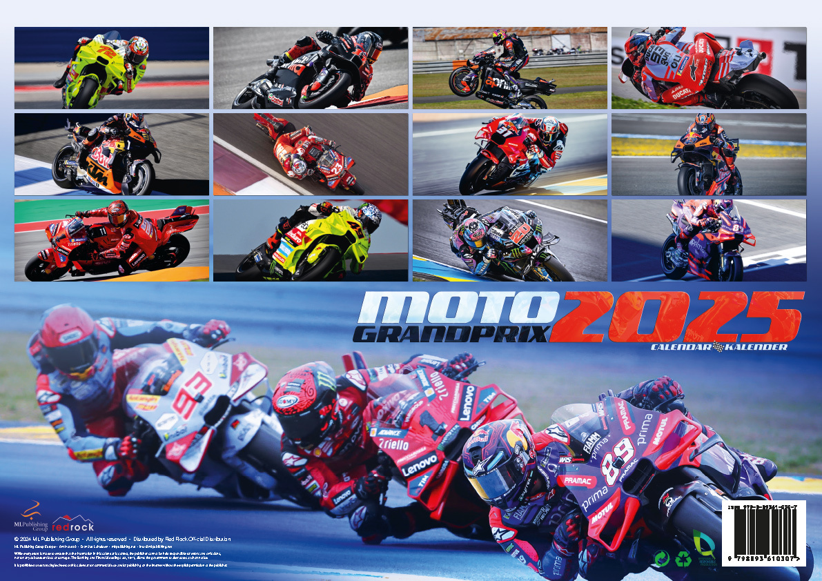 Bild: 9798893610307 | Moto GP Kalender 2025 | Offizieller MotoGP Kalender | Kalender | 14 S.