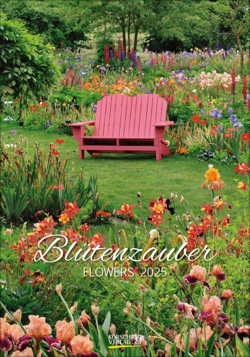 Cover: 9783731876144 | Blütenzauber 2025 | Verlag Korsch | Kalender | Spiralbindung | 13 S.