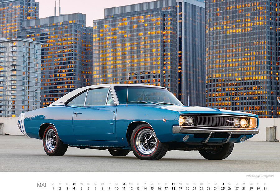 Bild: 9783966648288 | Muscle Cars Kalender 2025 | Frank Mundus | Kalender | Spiralbindung