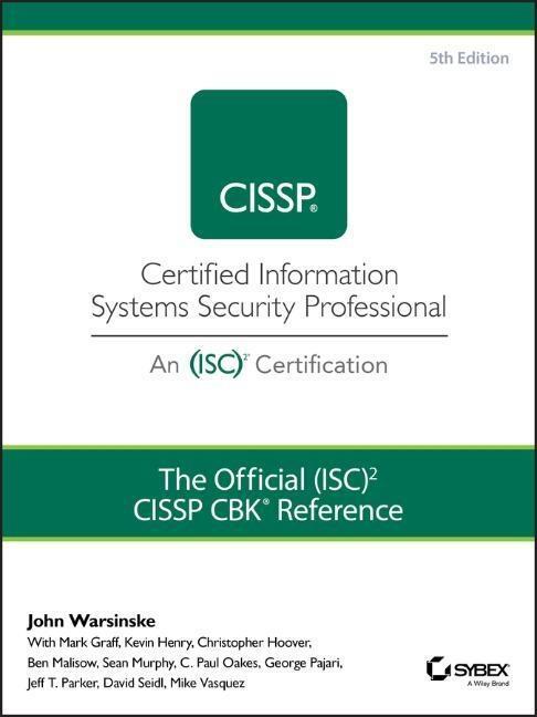 Cover: 9781119423348 | The Official (ISC)2 Guide to the CISSP CBK Reference