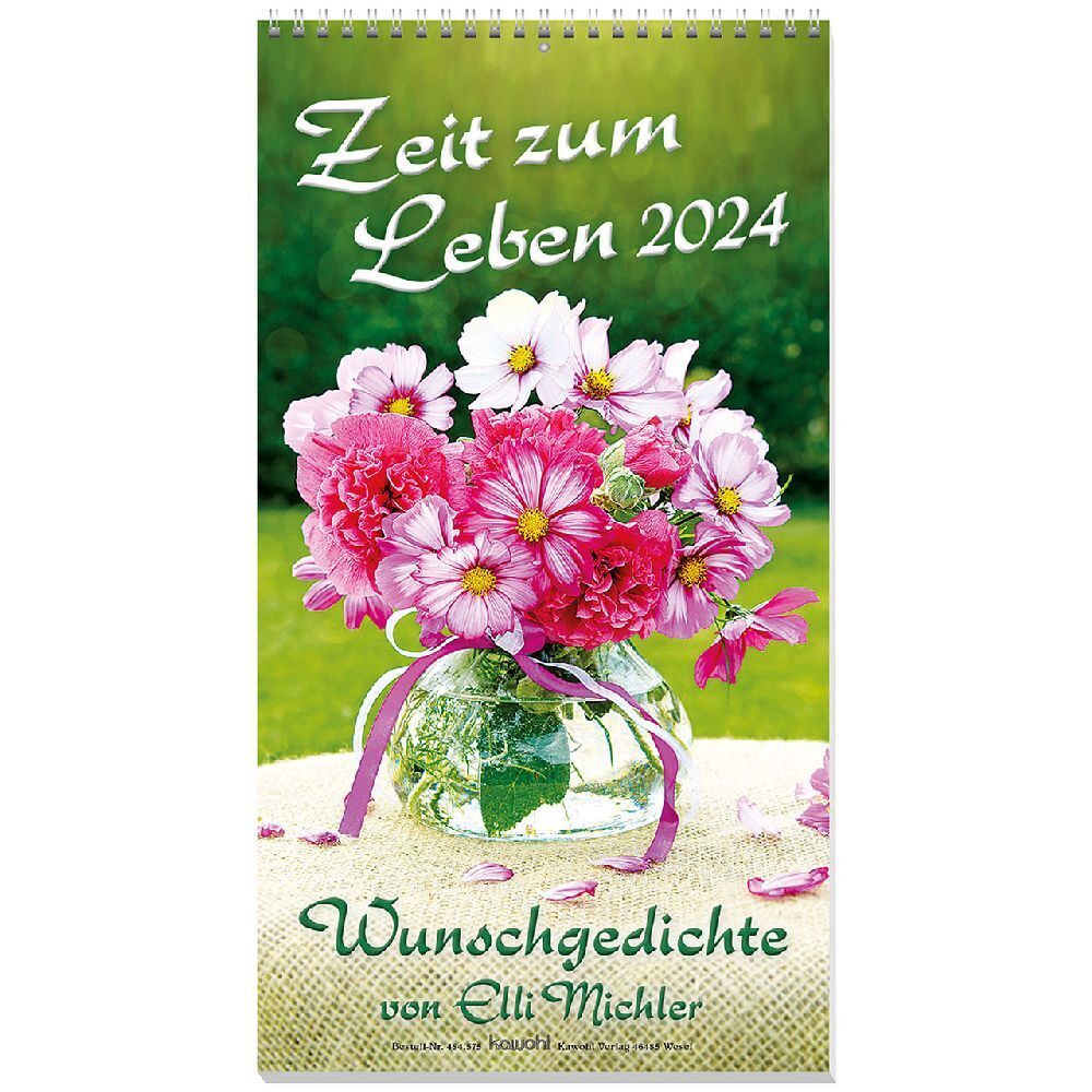 Cover: 9783754857540 | Zeit zum Leben 2024 | Elli Michler - Wunschgedichte-Kalender | Michler