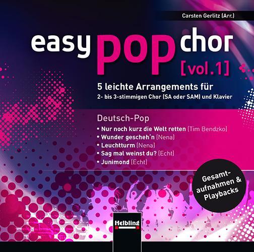 Cover: 9783990354322 | easy pop chor [vol. 1] - CD | Audio-CD | Jewelcase | CD | Deutsch