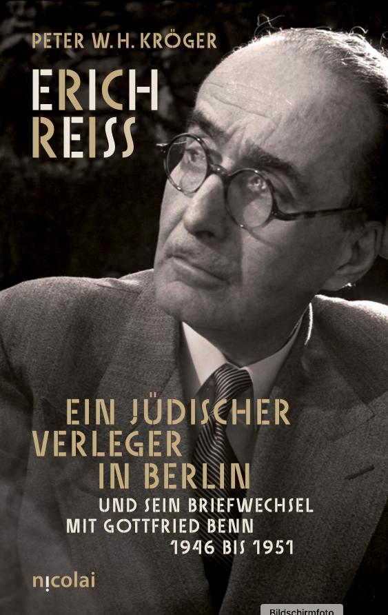 Cover: 9783964761408 | Erich Reiss | Peter W. H. Kröger | Taschenbuch | Berliner Portraits