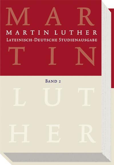 Cover: 9783374022403 | Lateinisch-Deutsche Studienausgabe 2 | Martin Luther | Buch | Deutsch