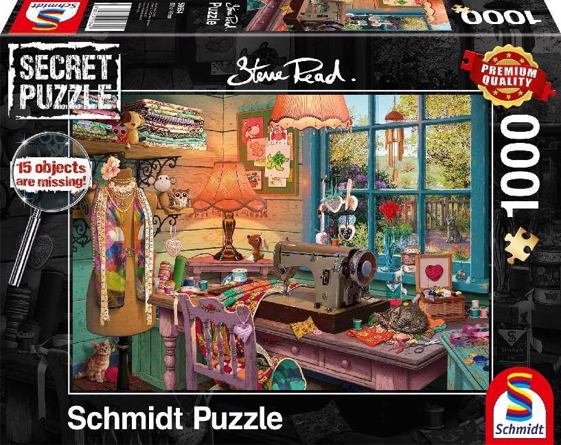 Cover: 4001504596545 | Im Nähzimmer (Puzzle) | Steve Read | Spiel | In Spielebox | Deutsch