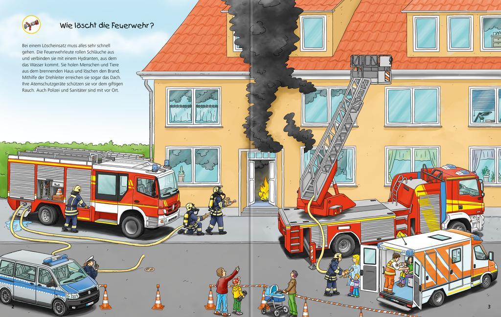 Bild: 9783473326785 | Wieso? Weshalb? Warum? Stickerheft: Feuerwehr | Taschenbuch | 24 S.