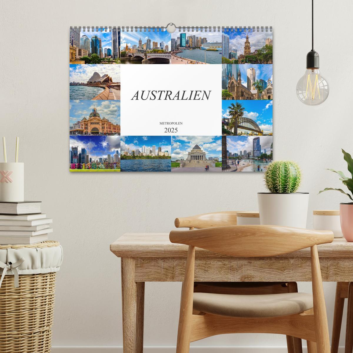 Bild: 9783435232284 | Australien Metropolen (Wandkalender 2025 DIN A3 quer), CALVENDO...