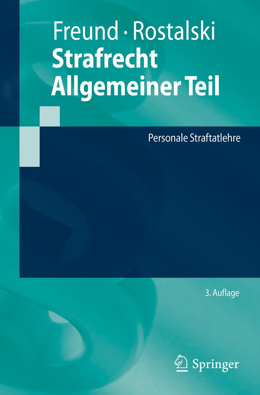 Cover: 9783662590294 | Strafrecht Allgemeiner Teil | Personale Straftatlehre | Taschenbuch