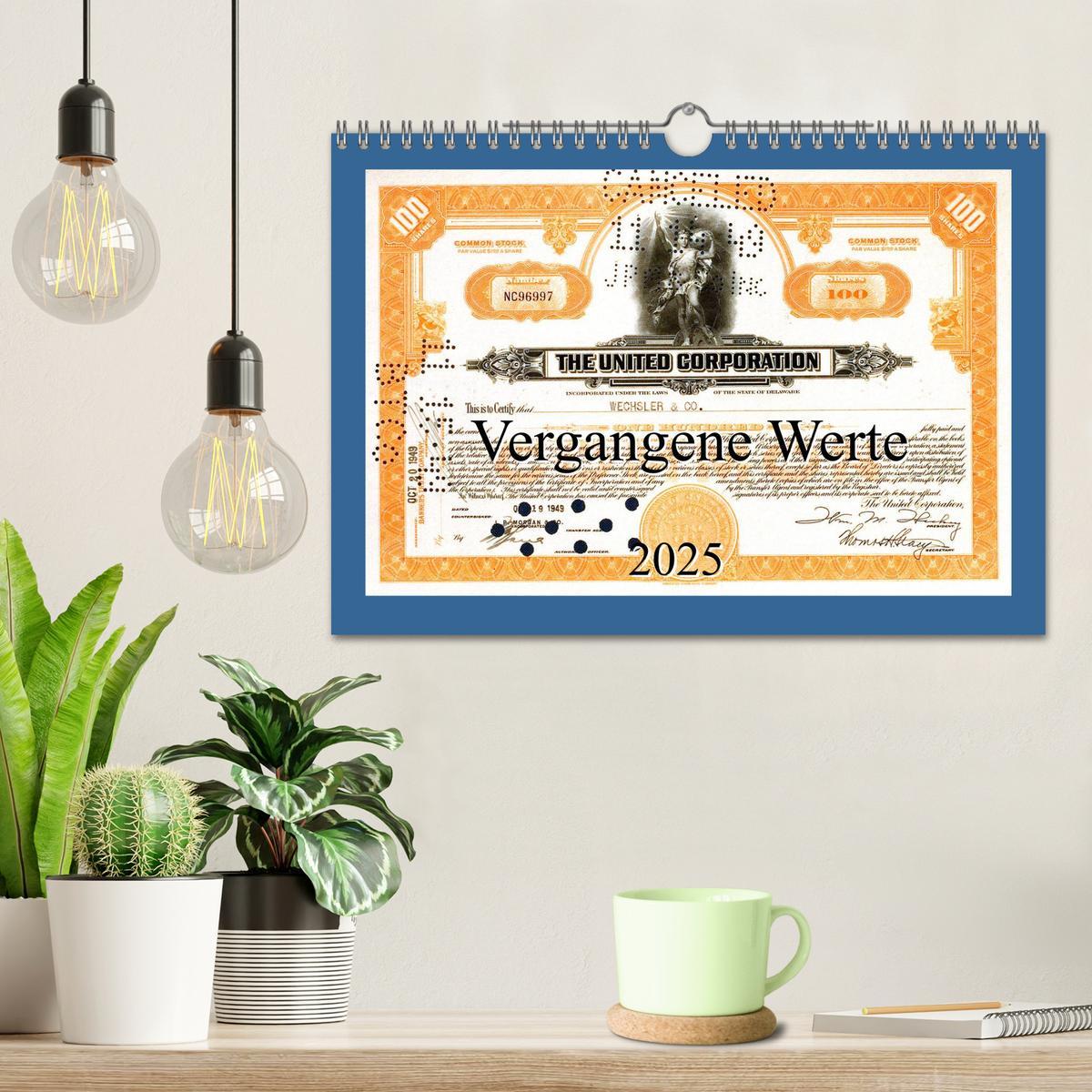 Bild: 9783435834211 | Vergangene Werte (Wandkalender 2025 DIN A4 quer), CALVENDO...