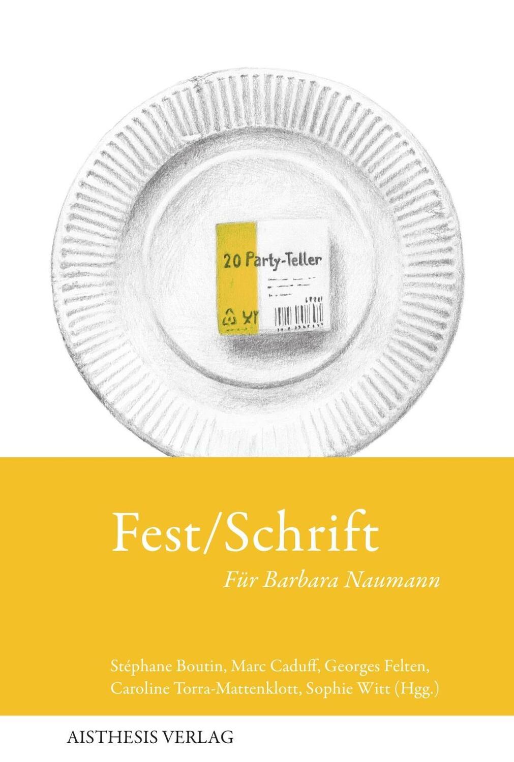 Cover: 9783849815097 | Fest/Schrift | Für Barbara Naumann | Stéphane Boutin (u. a.) | Buch