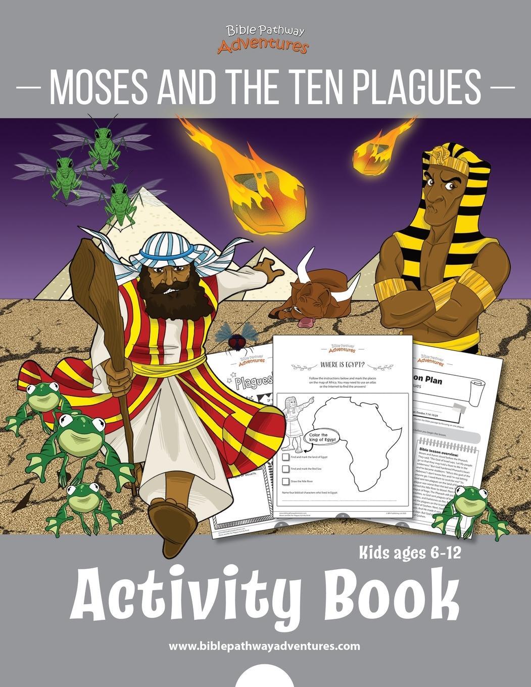 Cover: 9781988585741 | Moses and the Ten Plagues Activity Book | Pip Reid | Taschenbuch