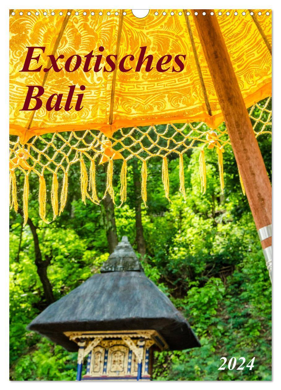 Cover: 9783675556119 | Exotisches Bali (Wandkalender 2024 DIN A3 hoch), CALVENDO...