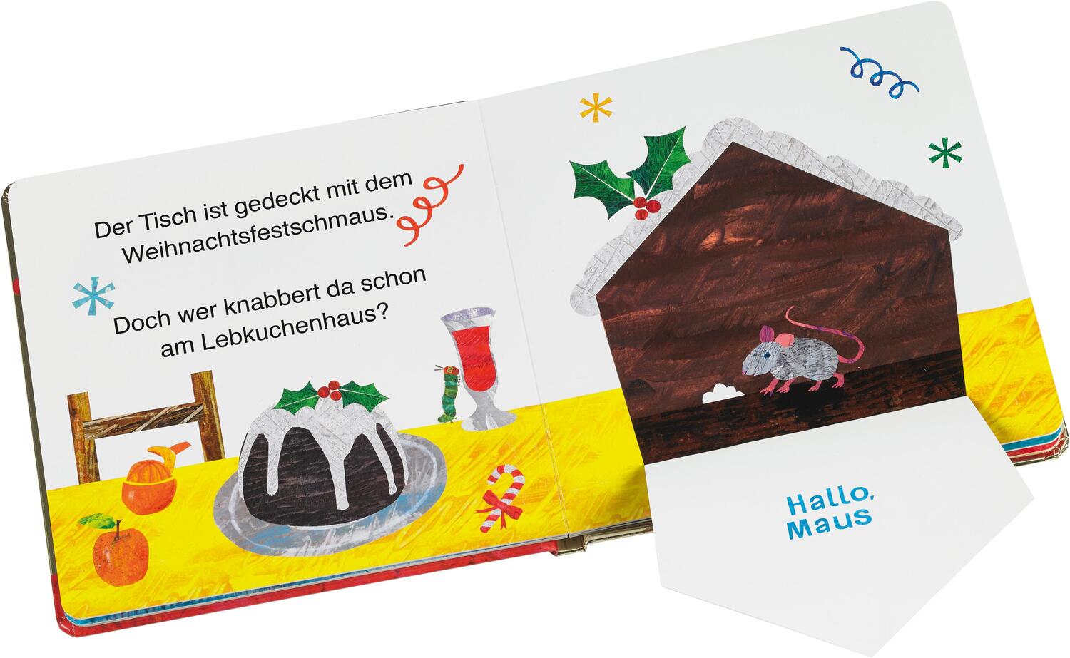 Bild: 9783836960649 | Die kleine Raupe Nimmersatt feiert Weihnachten | Klipp-klapp-Buch