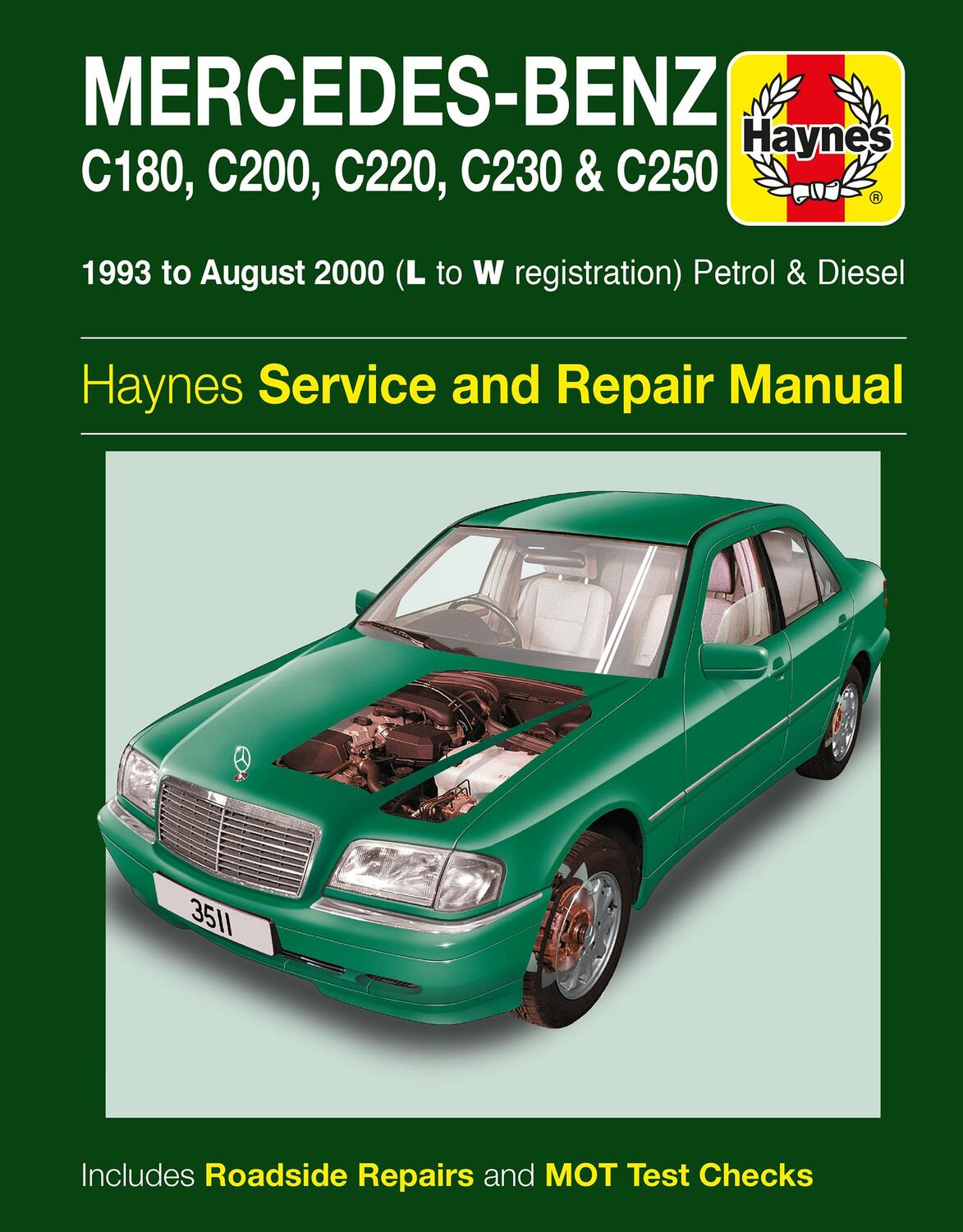 Cover: 9780857339881 | Mercedes-Benz C-Class Petrol &amp; Diesel (93 - Aug 00) Haynes Repair...