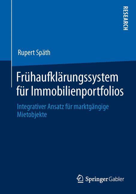 Cover: 9783658042479 | Frühaufklärungssystem für Immobilienportfolios | Rupert Späth | Buch