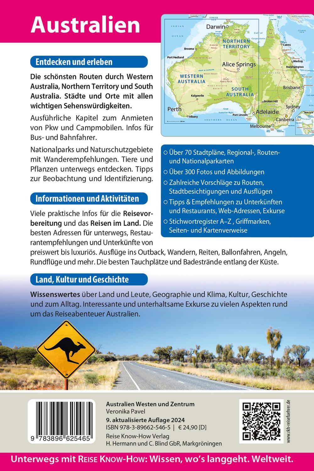 Rückseite: 9783896625465 | Reise Know-How Reiseführer Australien - Westen und Zentrum | Pavel