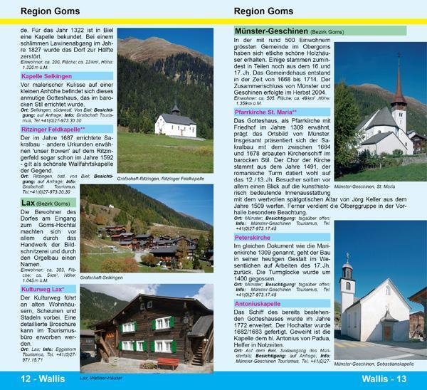 Bild: 9783936575439 | Sehenswertes im Wallis | vom Rhonegletscher zum Genfersee | Walder