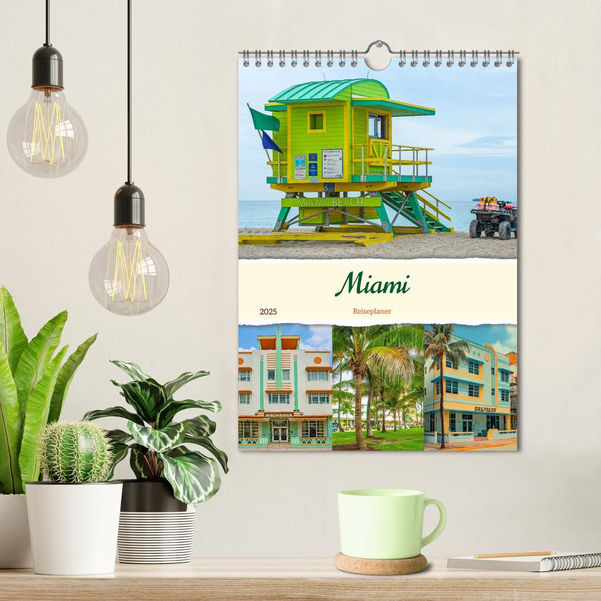 Bild: 9783457156452 | Miami - Reiseplaner (Wandkalender 2025 DIN A4 hoch), CALVENDO...