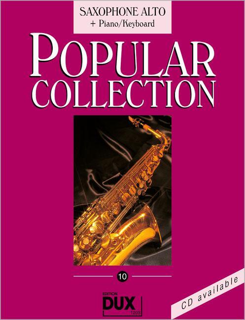 Cover: 9790500170723 | Popular Collection 10 | Saxophone Alto + Piano/Keyboard | Broschüre
