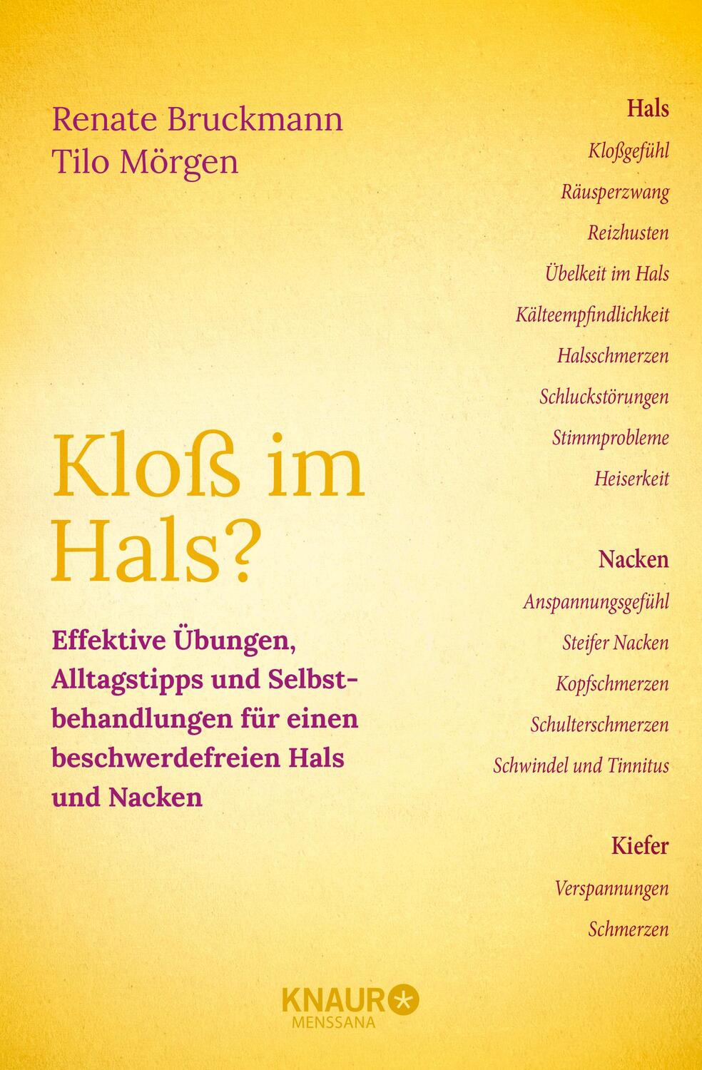 Cover: 9783426217634 | Kloß im Hals? | Renate Bruckmann (u. a.) | Buch | 176 S. | Deutsch