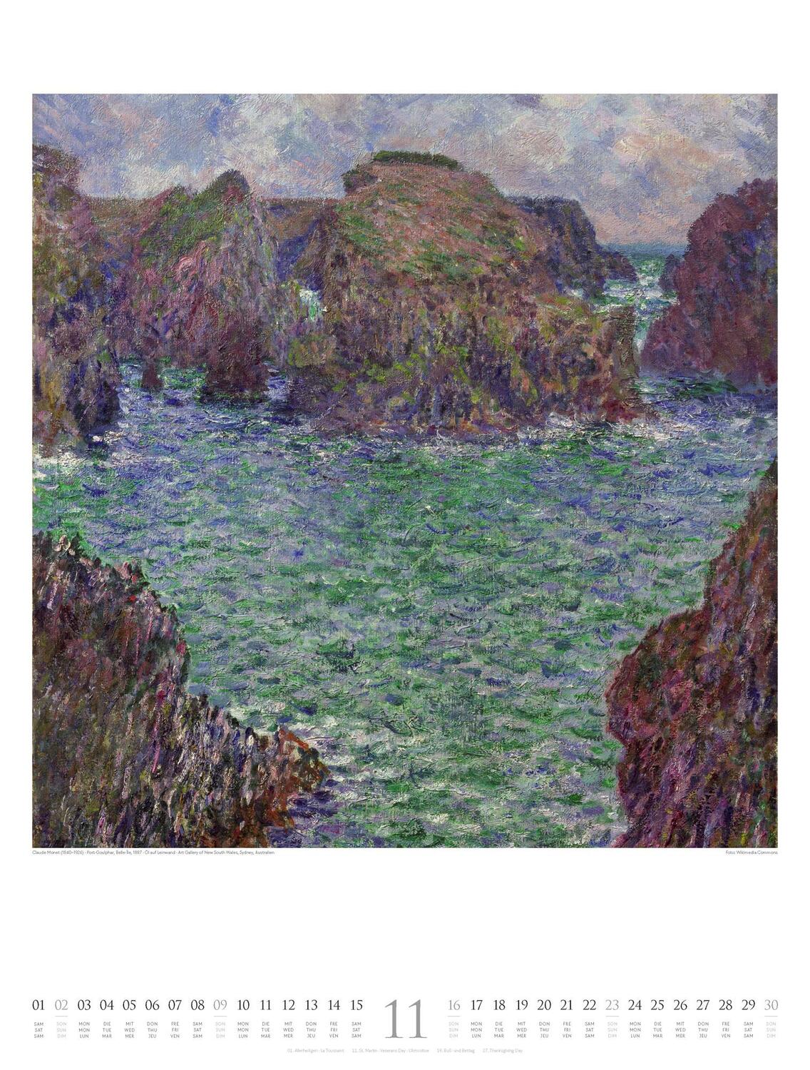 Bild: 9783838425696 | Claude Monet - Wasser und Licht Kalender 2025 | Claude Monet (u. a.)