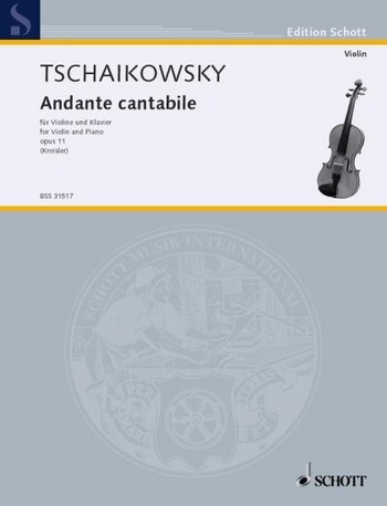Cover: 9790001107204 | Andante Cantabile (Kreisler | Pyotr Ilyich Tchaikovsky | Buch