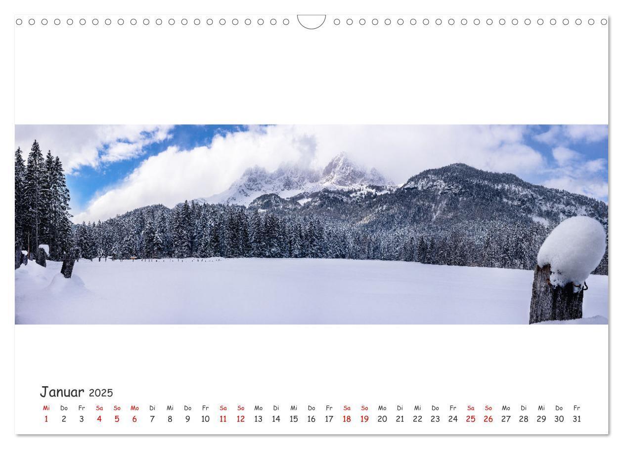 Bild: 9783383988349 | Wilder Kaiser Panorama 2025 (Wandkalender 2025 DIN A3 quer),...