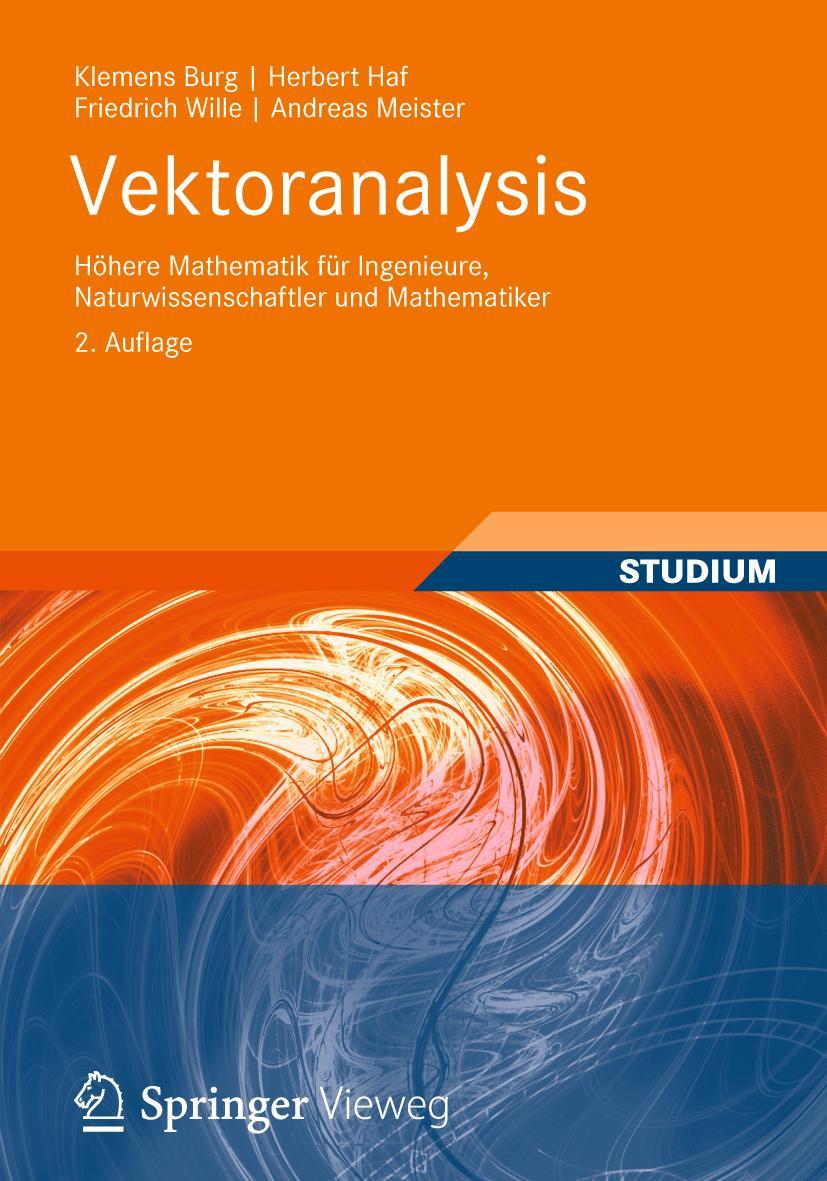 Cover: 9783834818515 | Vektoranalysis | Klemens Burg (u. a.) | Taschenbuch | xv | Deutsch