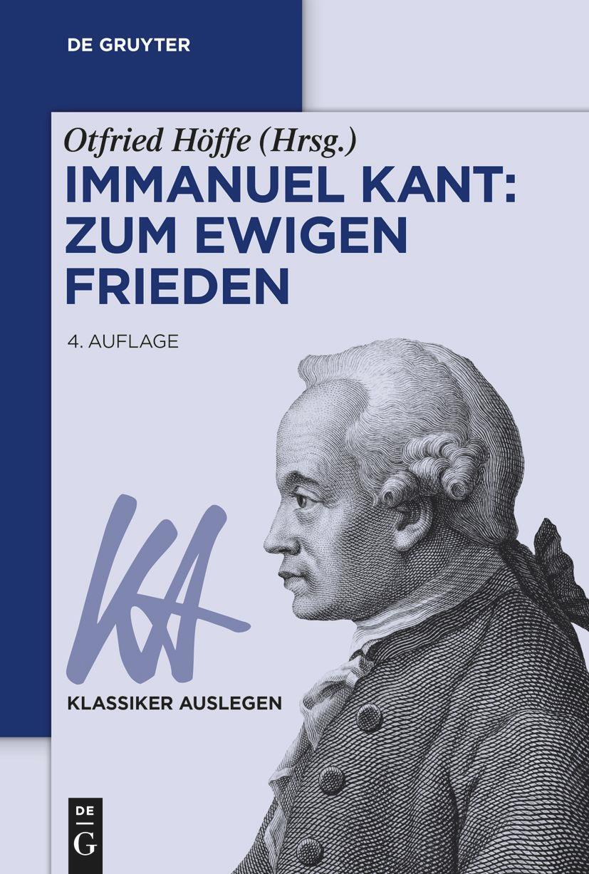 Cover: 9783110781076 | Immanuel Kant: Zum ewigen Frieden | Otfried Höffe | Taschenbuch | X